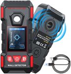 Stud Finder for Walls, Rechargeable Stud Finder Wall Scanner with Upgraded Intelligent Chip for Wood Metal Studs AC Wires Joists Pipes, Support HD LCD Display and Voice, Accurate Positioning