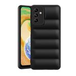 Amazon Brand - Solimo Puffer Case Camera Protection Soft Back Cover for Samsung Galaxy A04s - Black