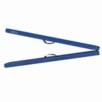 Cannons UK 8ft 240cm Folding Gymnastics Faux Suede Training Balance Gym Beam… (Blue)