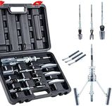 Orion Motor Tech Cylinder Hone Tool Set with Tool Box 1-1/8" 2" and 3" Replacement Honing Stones, 7pc Engine Honing Tool Kit for 3/4" to 7" Cylinders, Machinist Tool Box for Engine Piston Servicing