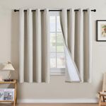 H.VERSAILTEX Linen Curtains 100% Bl