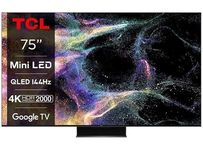 75C845K 75'' 4K Ultra HD Mini LED QLED C84K HDR Android Smart TV (Google Assistant, Freeview Play, Dolby Atmos, 144Hz Motion Clarity Pro, 2.1 Onkyo Sound System) (75'')