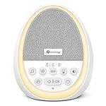 Portable White Noise Machine-Dreamegg Sleep Soother for Baby&Travel,14 Soothing Sound,Features Baby Shushing Lullaby Vacuum Cleaner,Rechargeable Sound Machine for Baby Kid Nursery