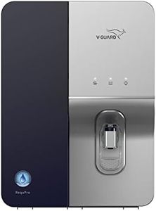 V-Guard RequPro True High Recovery RO UV UF Alkaline Water Purifier with Stainless Steel Storage Tank, 9 Stage Purification | 60% Water Recovery & 100% RO Purified Water | Black