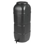 Strata Products Ltd GN334 Ward 100L Slimline Water Butt including Tap and Lockable Lid - Black