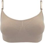 Silky Womens/Ladies Dance Seamless Clear Back Bra (1 Garment) (UK Size: X-Large) (Nude)