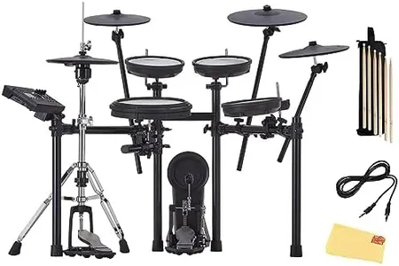 Roland Generation 2 V-Drums TD-17KVX2 Electronic Drum Set Bundle with 3.5mm Audio Cable, Drumstick Bag, 3 Pairs of Drumsticks, and Austin Bazaar Polishing Cloth