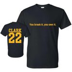 Caitlin Clark, Iowa Basketball, Hawkeyes Record Breaking T-Shirt, You Break It You Own It Shirt, Caitlin Clark Shirt (CA/US, Alpha, X-Large, Regular, Regular, 1, Black)