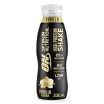 Optimum Nutrition High Protein Shake Bottles, Ready To Drink Healthy Snacks, No added sugars, low fat , Post Workout Snack for Men and Women, Vanilla Flavour, 12X330 ml, Packaging may vary