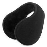 Metog Primitive Wing Winter Foldable Polar Fleece Earmuffs Black