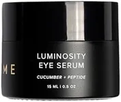 DIME Beauty Luminosity Eye Serum, Eye Cream for Dark Circles and Puffiness, Caffeine Eye Cream, Puffy Eyes Treatment, 0.5 oz / 15 mL