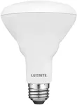 LUXRITE BR30 LED Light Bulb, 8.5W (65W Equivalent), 3500K Natural White, 650 Lumens, Energy Star, Dimmable, Damp Rated, LED Flood Light Bulb, UL Listed, E26 Medium Base