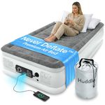 NEVER DEFLATE™ Luxury Air Bed Single with Built In Pump 99 x 185 x 46cm, Good Housekeeping Winner 2026, Self‑Inflating Blow Up Mattress, USB Charging & Nightlight, Inflatable Air Mattress for Guests