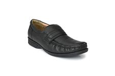 Delize Intkoot Black Saddles Genuine Leather Formal Shoes