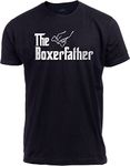 The Dogfather | Dog Breed Father Funny, Dog Dad Owner Cute Doggo Pet Pup Fun Humor Daddy T-Shirt, Boxer, XX-Large