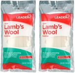 Lambs Wool Padding by Leader, 3.8 Ounce, 2 Pack