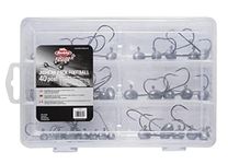 Berkley Fusion19 Jighead Football Pack Varied, Fishing Hook, Jigheads, Bulk Jig Head Collection Tackle Box, Mixed Sizes for Shads, Paddle Tails, Predator Fishing, Perch, Zander, Pike, Unisex, assorted