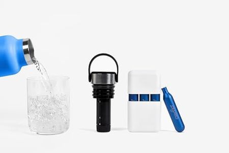 Aerflo Portable Soda Maker for Hydro Flask Standard Mouth - Sparkling Water Maker | On-Bottle Carbonator | Refillable CO2 Capsules