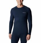 Columbia Mens M Omni-Heat Infinity Knit Long Sleeve Thermal Top, Collegiate Navy, XL