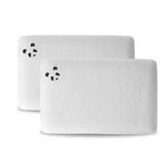 Panda® ActiveFoam+ Bamboo Memory Foam Pillow, 2-Pack | Orthopaedic Head, Spine & Neck Support | Soft Bamboo Cover | Medium-Firm & Supportive | 60 x 40 x 12 cm