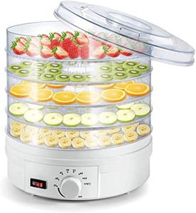 Maharaj Mall's Envop Plastic Electric Food Saver Fruit Dehydrator Preserver Machine with 5 Stackable Tray, Multicolour