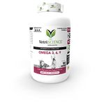 Omega 3,6,9 for Cats and Dogs, Omega Fatty Acid Supplement for Pets. 90 Soft Gel Capsules