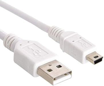 6FT Long USB Power Charger Cable for Texas Instruments ti-84 Plus CE Graphing Calculator/TI-84 Plus Graphing Calculator Charger (White)