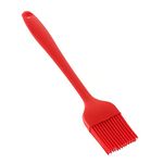 SYGA Silicone Brush Set Pastry Oil Basting Heat Resistant Non-Sticky Grilling for Baking Barbecue Brush(Red)