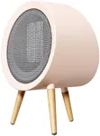 Gaiatop Portable Space Heater for Indoor Use, 1000W/600W Small Electric Desk Heater for Bedroom or Office, 2s PTC Ceramic Heating, Overheat & Tip-Over Protection, Cute Gifts for Women Coworkers, Pink
