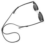 Pilotfish Premium Silicone Sunglasses Strap, Adjustable Glasses Retainer with Unique Passthrough Design – Universal Fit