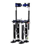 Drywall Stilts 24 to 40-inch Lightweight Aluminum Stilts for Adults - Put Up Drywall, Wallpaper, Painting, or Electrical by Stalwart (Black)