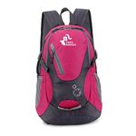 free knight Small size Daypack 20L Cycling Hiking Backpack Water Resistant Travel Backpack Lightweight (Rose Red)