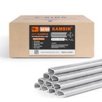Kamsin 16 Gauge 304 Stainless Steel C-Type Hog Ring Staples, 18,000 PCS, 1/2" (12.5mm) Inner Crown, 5/8" (16.9mm) Outside Crown for Pneumatic Hog Ring Gun in Cages Building or Fastening