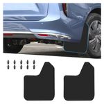 2PCS Truck Mud Flaps with 10PCS Rivet Fastener Kits,Cuttable Splash Guard Protects Car Body,Universal Drilling Required Mudguard Car Accessories for Most Cars Trucks SUVs