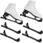 2 Pairs Adjustable Ice Skate Blade Covers Ice Skate Guards Figure Skating Protector for Protecting Hockey Skates Figure Skates and Ice Skates (Plastics)