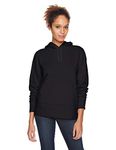 Amazon Essentials Women's French Terry Fleece Pullover Hoodie Sweater, -black, Small