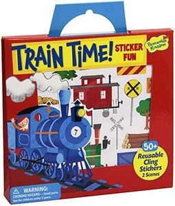 Peaceable Kingdom Press Sticker Fun! Train Time Reusable Sticker Tote