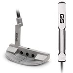 GoSports GS2 Tour Golf Putter – 34” Right-Handed Mallet Putter with Milled Face, Choose Oversized Fat Grip or Traditional Grip