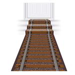 Beistle 53413 Railroad Track Runner, 24" x 10', Multicolored