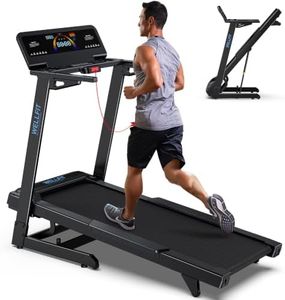 WELLFIT Treadmill with 15% Auto Incline, Foldable Heavy Duty Treadmill