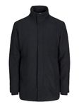JACK & JONES Men's Jjedunham Wool Jacket Sn Wool Jacket, Black, XL