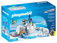 PlayMOBIL 9056 Arctic Explorers with Polar Bears, Fun Imaginative Role-Play, PlaySets Suitable for Children Ages 4+