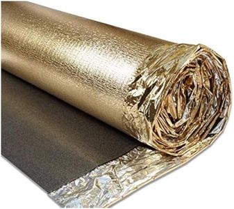Acoustic Sonic Gold Underlay 5mm Thick - Choose Any Size - for All Wood, Laminate Flooring - Damp Proof Mebrane - Great Sound & Heat Insulation (5mm Thick, 30m2-2 Rolls)