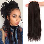 7Packs/Lot Box Braids Crochet Hair Extensions Pre looped Crochet Hair Crochet Braids Box Braid Crochet Hair Crochet Braids Hair for Black Women (14Inch(Pack of 7), 4)