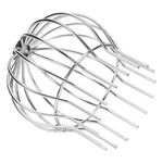 sourcing map 1Pcs Gutter Guard, 6 Inch 304 Stainless Steel Down Pipe Gutter Balloon Guard Filter Strainer for Leaves Roof Screen