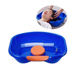 Hair wash basin, hair wash in bed, hair sink, portable shampoo bowl tray for use in bed for hair washing, hair cuts and hair colouring, elderly disabled, bedridden, disabled.