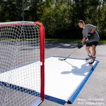 Skate Anytime - Synthetic Ice for Hockey - Skateable Artificial Ice Tiles - Backyard Ice Rink - Expandable (Skateable Synthetic Ice for Hockey Training, Deluxe Starter Kit (20 Panels) 60 sq ft)