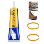 Mxlfdc Shoe Glue Sole Repair, Transparent Shoe Repair Glue, Waterproof Non-Hardening Glue for Shoes Repair Soles, Professional Glue for Leather and Rubber Boot Shoes Repair