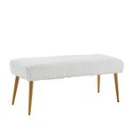 Ball & Cast Bench, Middle, White