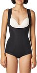 Maidenform Women's Open Bust Body Shaper FL1856, Modern Black, Large